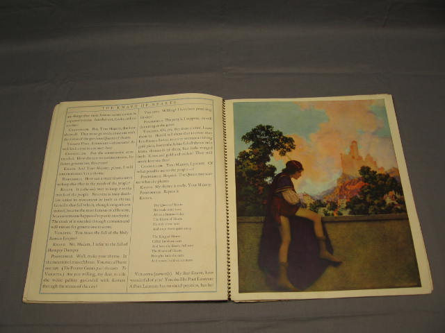 The Knave of Hearts 1925 Louise Saunders Maxfield Parrish Art Softcover Book NR! 18