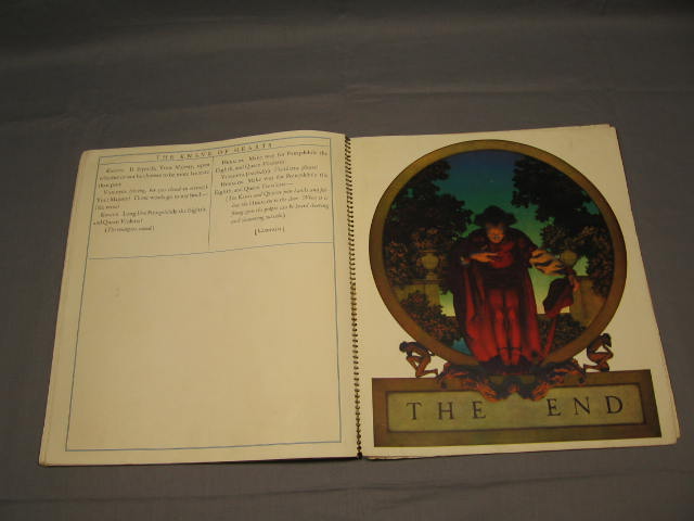 The Knave of Hearts 1925 Louise Saunders Maxfield Parrish Art Softcover Book NR! 19