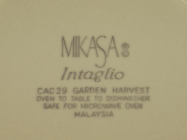 16 Mikasa Garden Harvest Cereal Rimmed Soup Bowl Set NR 8