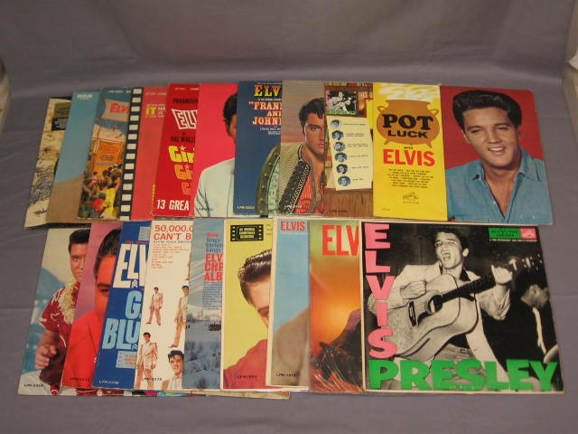 19 Elvis Presley LP Record Lot LPM 1254 1382 1515 1884+