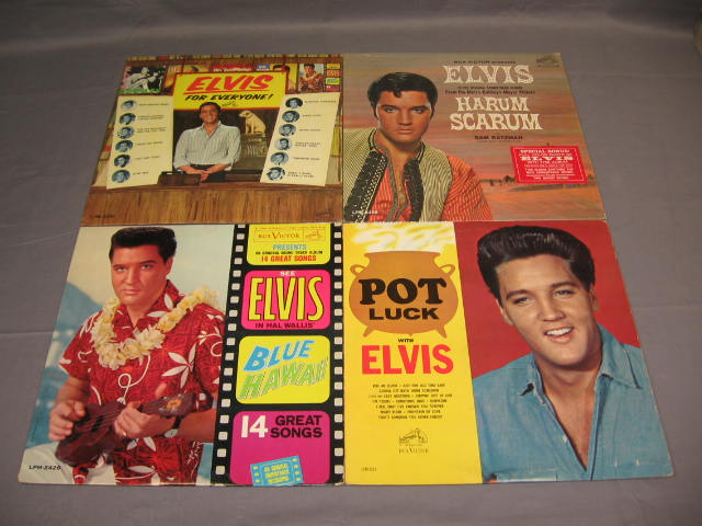 19 Elvis Presley LP Record Lot LPM 1254 1382 1515 1884+ 6