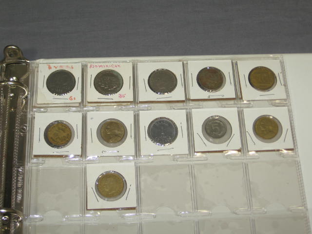250 Vintage Foreign Coin Lot European Asian 1900s-1980s 6