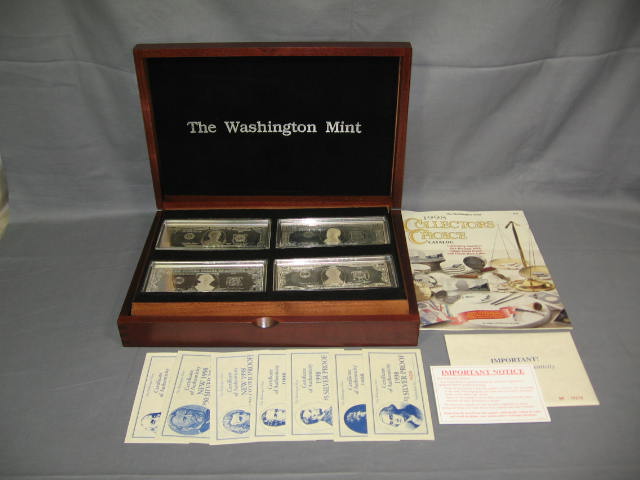 Washington Mint .999 Fine Silver Proof Dollar Set 24 Oz