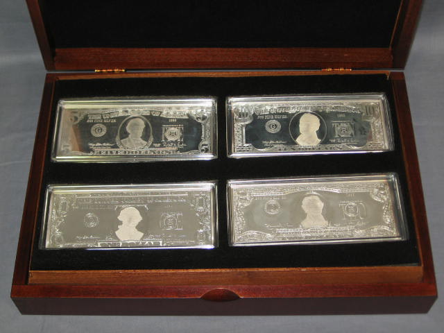 Washington Mint .999 Fine Silver Proof Dollar Set 24 Oz 1