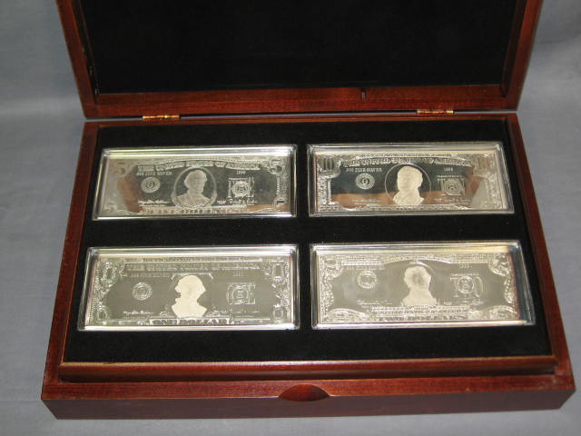 Washington Mint .999 Fine Silver Proof Dollar Set 28 Oz 1