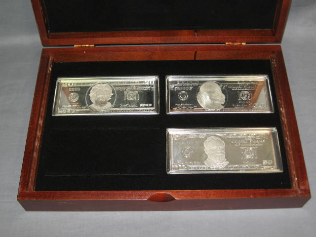 Washington Mint .999 Fine Silver Proof Dollar Set 28 Oz 2