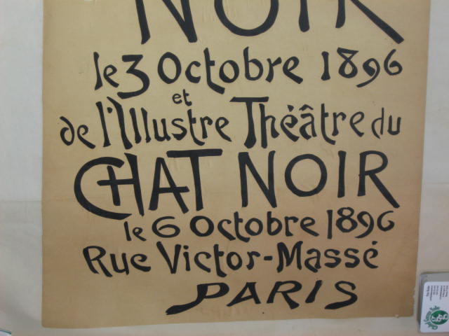 Antique 1896 Cabaret Du Chat Noir Poster Steinlen 3