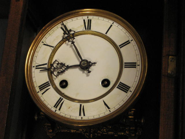 Vintage Antique German Wall Clock W/ Pendulum Maier NR 11