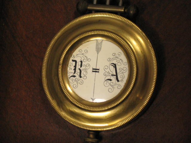 Vintage Antique German Wall Clock W/ Pendulum Maier NR 12