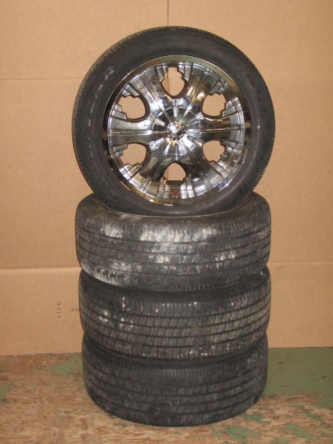 4 Alloy Technologies 20" Rims Goodyear Eagle GT II Tire