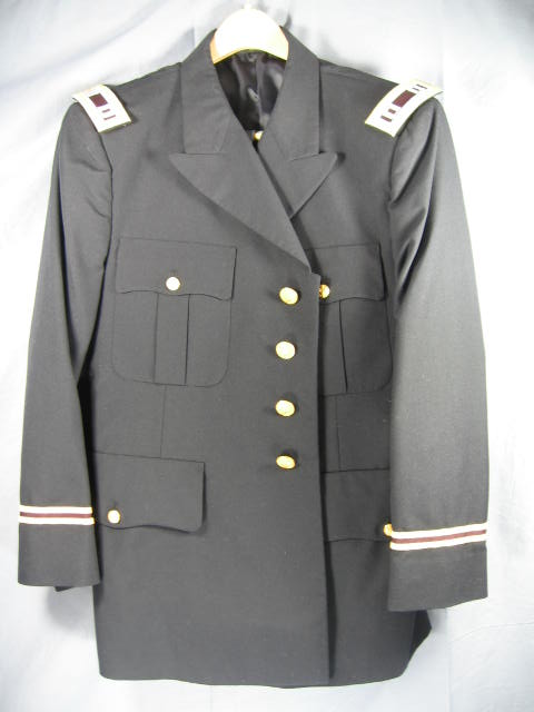 US Army Class A Uniform +Dress Blues + Shirts Caps Pins 16