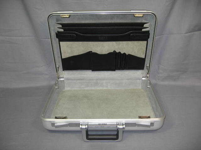 Zero Halliburton Diplomat Silver Attache Case Briefcase 3