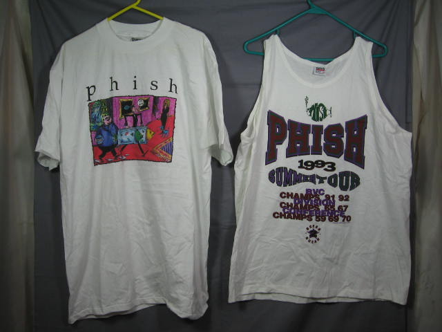 8 Phish Trey Anastasio Concert T-Shirt Lot 1992-2003 NR 5