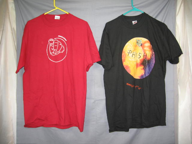 8 Phish Trey Anastasio Concert T-Shirt Lot 1992-2003 NR 7