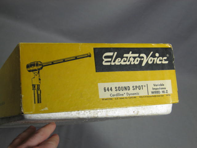 Vintage ElectroVoice EV 644 Sound Spot Shotgun Mic +Box 1