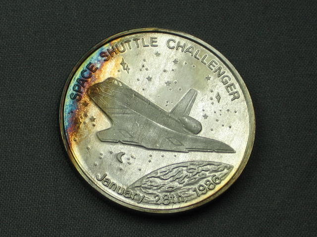 13 Silver Coin Medal Lot Apollo 7-17 Skylab Challenger+ 3
