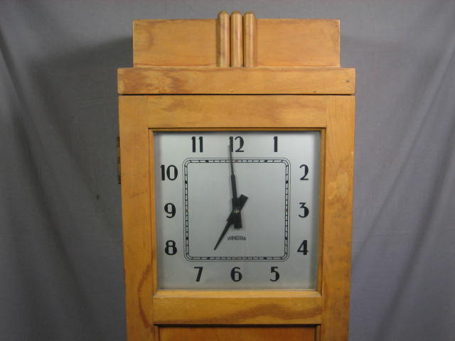 Standard Electric Central Time Clock W/ Program Tapes 7