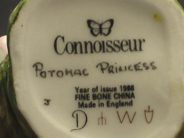 Connoisseur Of Malvern Potomac Princess Flower Boehm NR 4