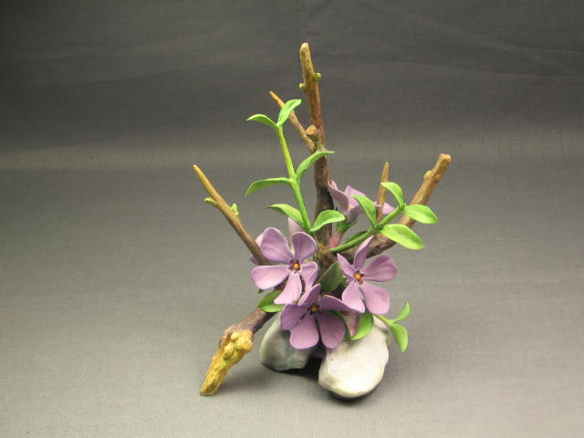 Connoisseur Of Malvern Periwinkle Flower Figurine Boehm
