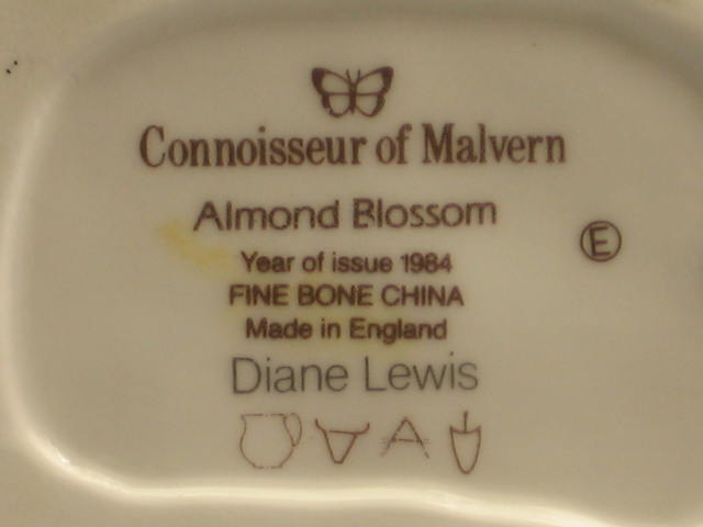 Connoisseur Of Malvern Almond Blossom Flower Boehm NR! 4