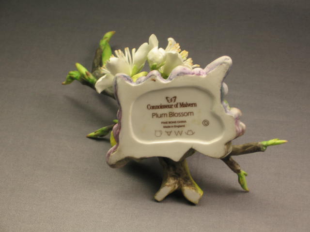 Rare Connoisseur Of Malvern Plum Blossom Flower Boehm 3