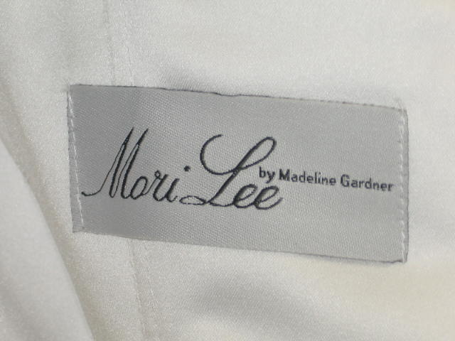 NEW White Mori Lee Wedding Dress W/ Train Sz 8 $1100 NR 7