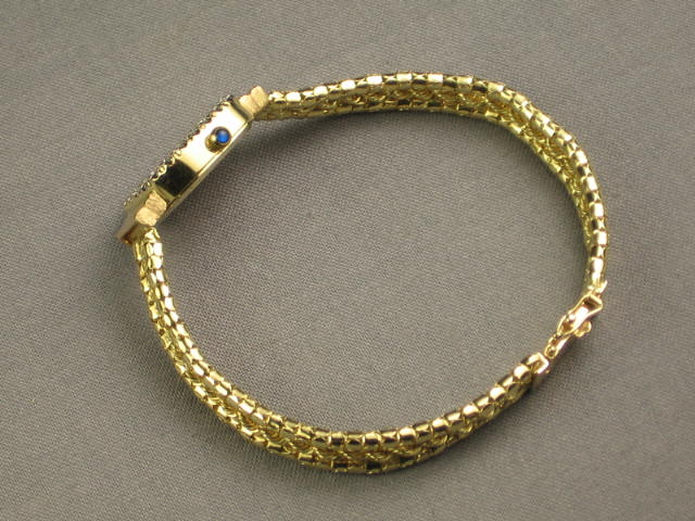 Ladies Michael Anthony 14K Gold Diamond Wristwatch NR! 3