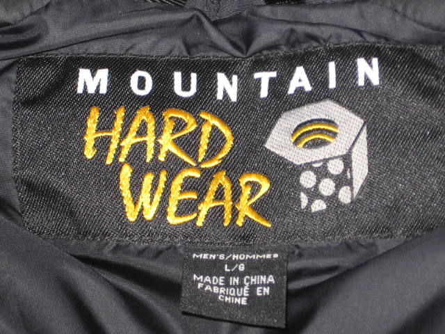 Mens Mountain Hard Wear Down Parka Jacket Size Large NR 5