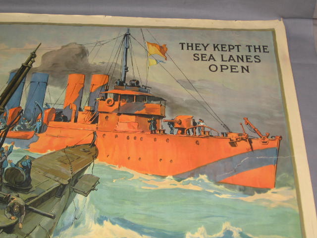 Original WWI Poster Invest In The Victory Liberty Loan 2
