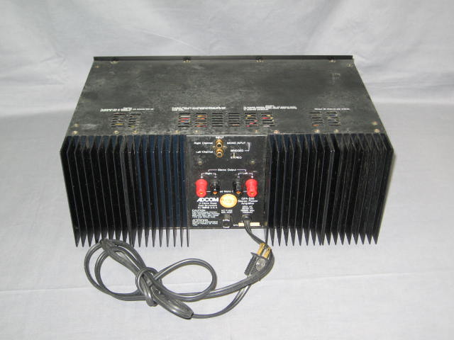Rare Adcom GFA-555 GFA555 Stereo Power Amplifier Amp NR 3