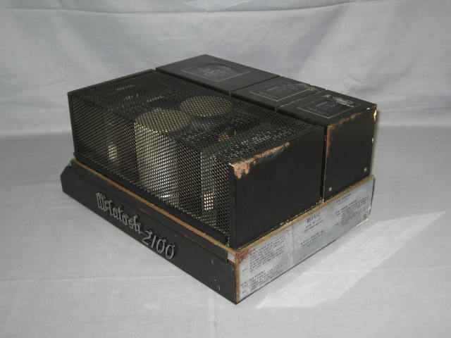 McIntosh MC 2100 MC2100 Stereo Power Amplifier Amp NR! 1
