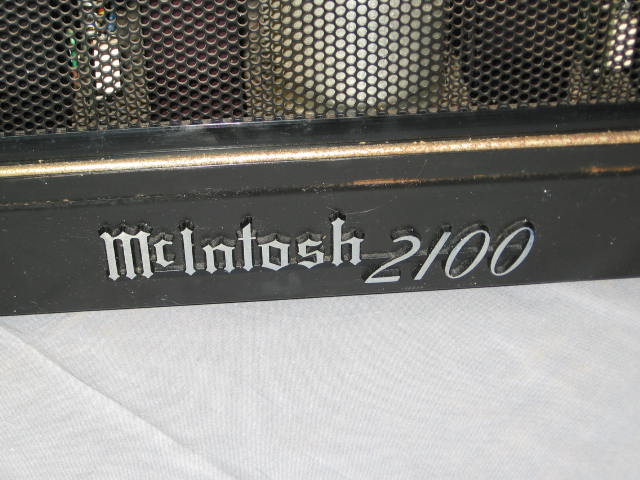 McIntosh MC 2100 MC2100 Stereo Power Amplifier Amp NR! 5
