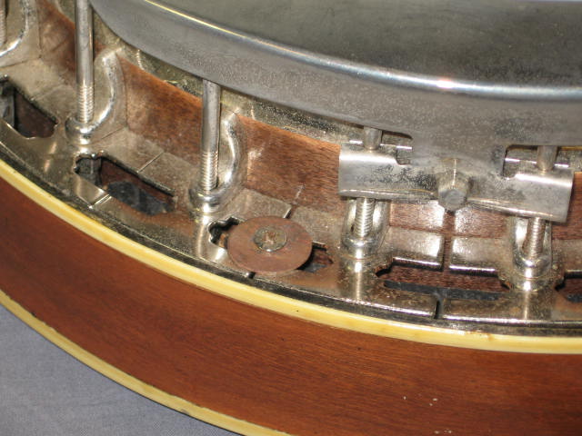 Vintage Normon Plectrum 4-String Banjo W/ Case 8