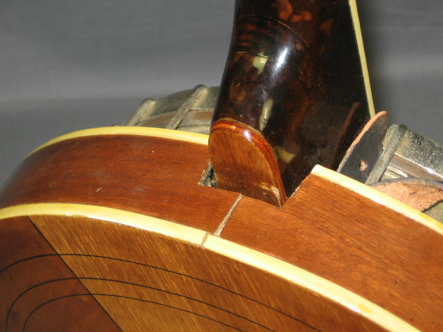 Vintage Normon Plectrum 4-String Banjo W/ Case 11