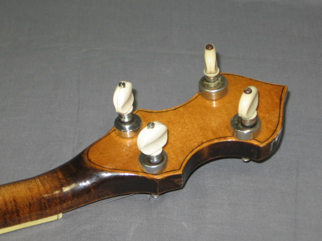 Vintage Normon Plectrum 4-String Banjo W/ Case 15