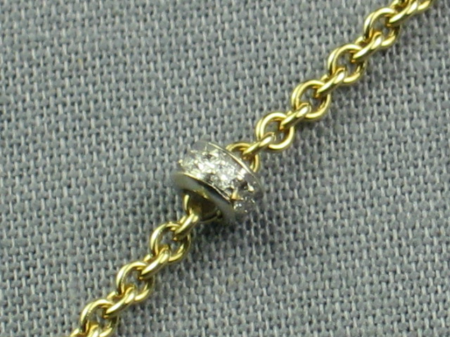 Aaron Basha 18k Gold Diamond By The Yard Necklace $2800 1