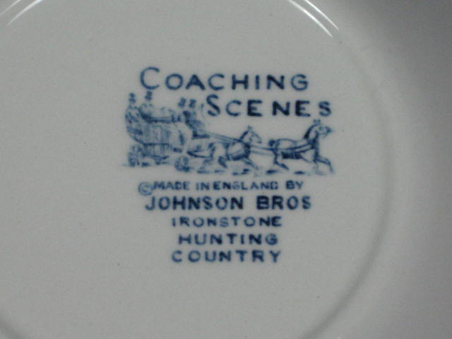 18 Johnson Bros Coaching Scenes Berry + Cereal Bowl Set 7