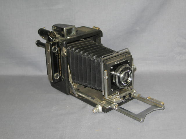 Busch Pressman Model C Press Camera W/ Case + Extras NR 1