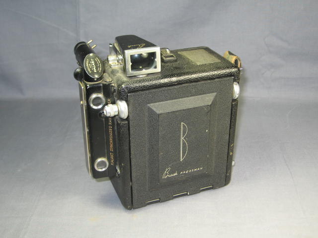 Busch Pressman Model C Press Camera W/ Case + Extras NR 7