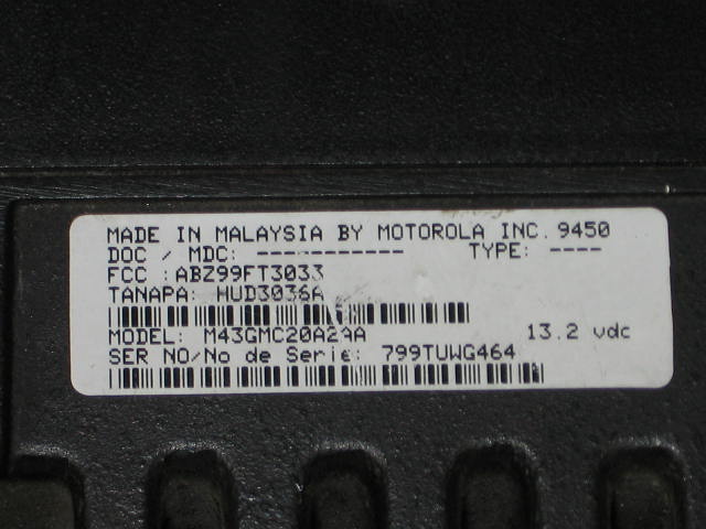 Motorola M120 Kenwood TK762H UHF VHF Parts Radio Lot NR 9