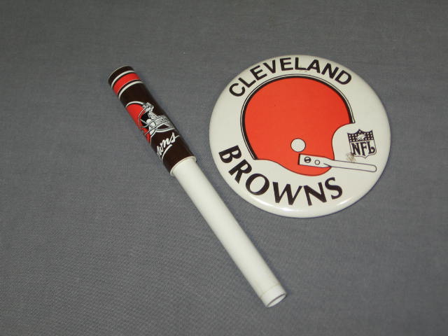 Vintage Cleveland Browns Lot Bobblehead Football Pen NR 1