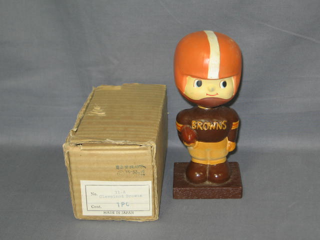 Vintage Cleveland Browns Lot Bobblehead Football Pen NR 4