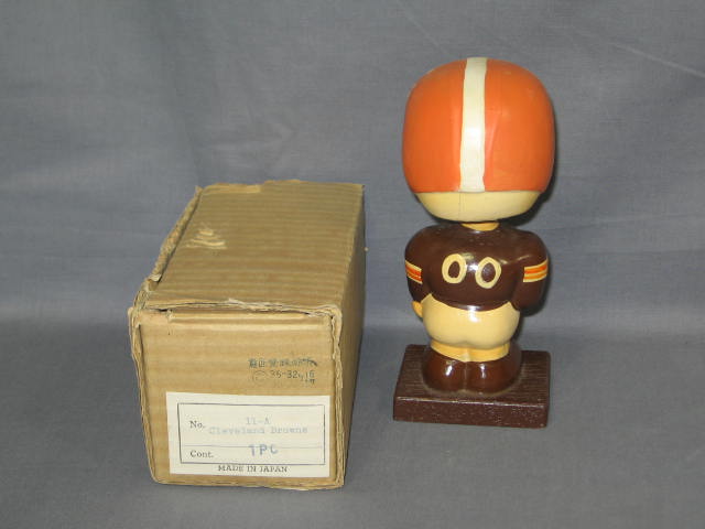 Vintage Cleveland Browns Lot Bobblehead Football Pen NR 5
