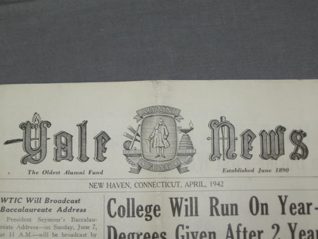 1931 Harvard Yale Football Goal Post Albie Booth + News 3