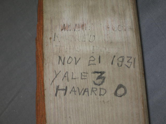 1931 Harvard Yale Football Goal Post Albie Booth + News 11