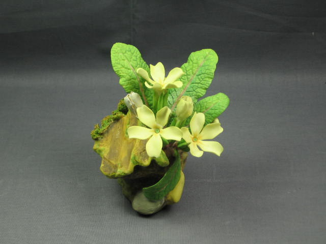 Connoisseur Of Malvern Primroses Flower Figurine Boehm