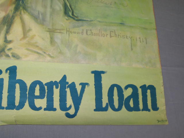 1919 Christy Poster Americans All Victory Liberty Loan 8