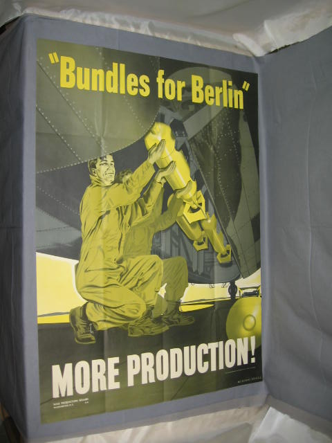 1942 WWII War Poster Bundles For Berlin More Production