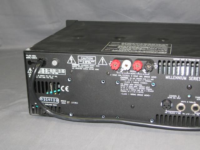 BGW Millennium Series 3 III Audio Power Amplifier Amp 4