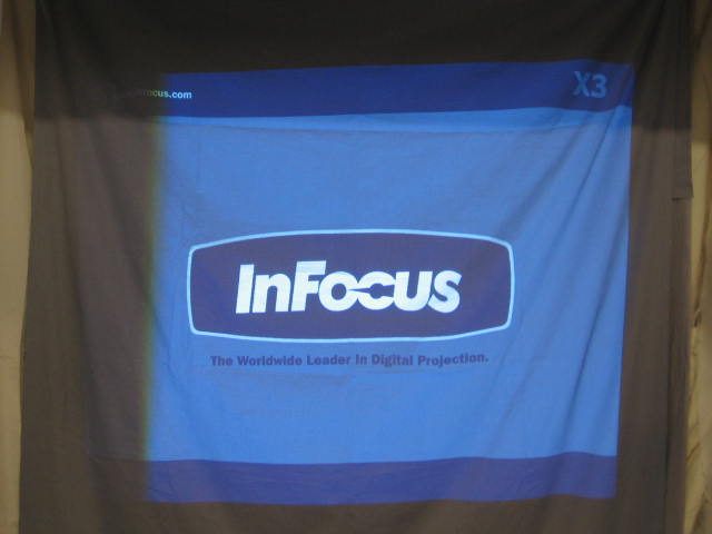 InFocus Model X3 DLP Home Theater Projector W/ Box NR! 8